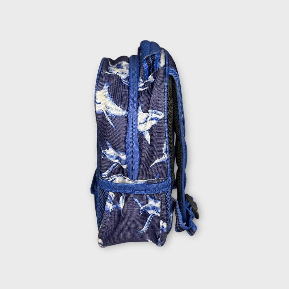 Pottery Barn Kids Makenzie Blue Sharks Mini Backpack - Picture 3 of 7